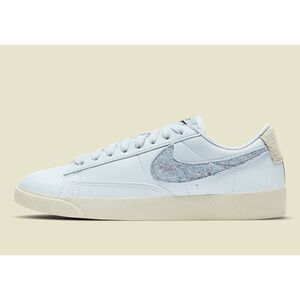 Women's Nike Blazer Low SE Armory Blue Recycled Wool Size 8.5